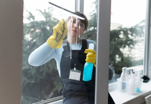 Nettoyage de vitres intérieures et extérieures à Pierrerue